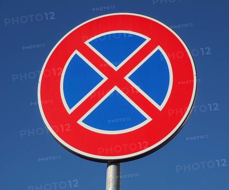 No parking sign