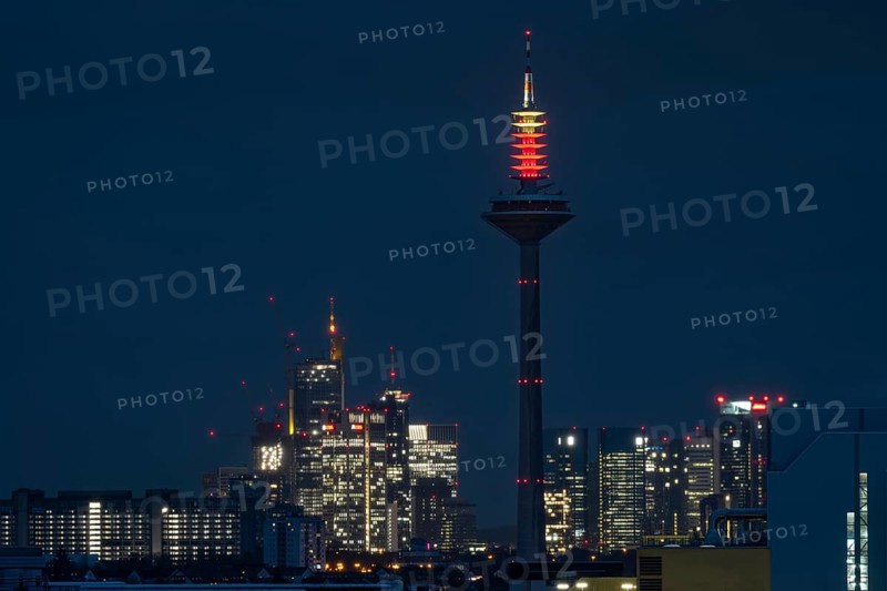 The top of the Europaturm in Frankfurt am Main
