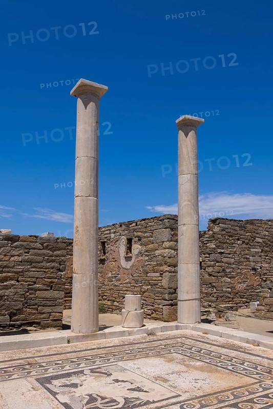 Ruins of the ancient city of Delos