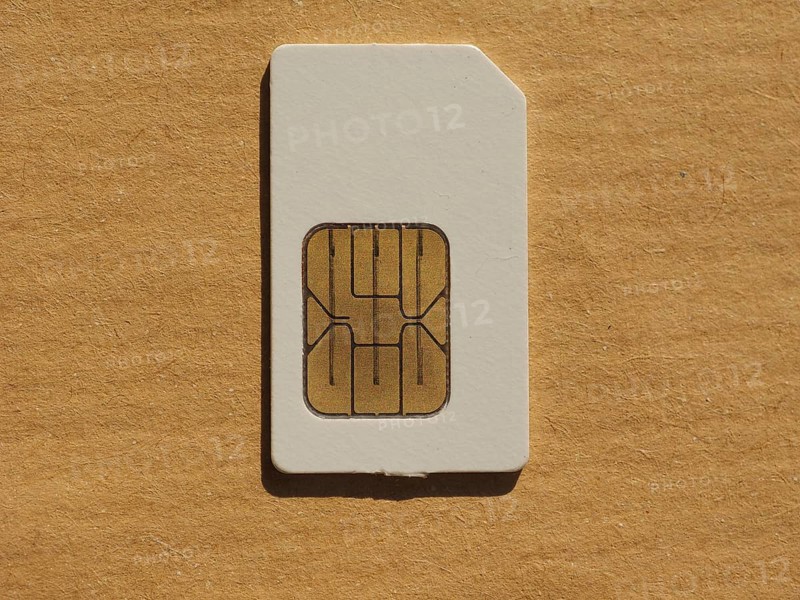 SIM card used in phones