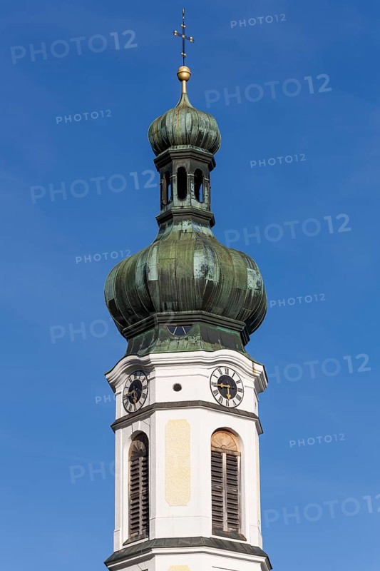 Church tower of the parish church of St Pankratius