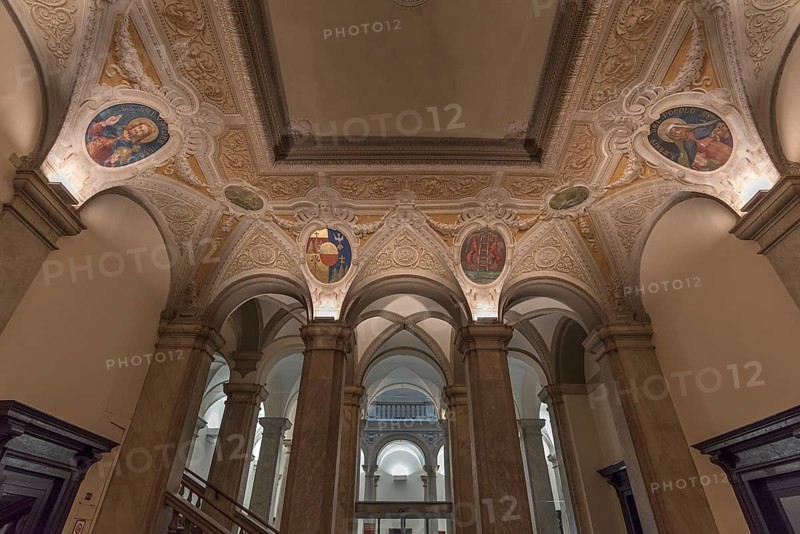 Stucco ceiling in Palazzo Pallavicini-Cambiasom