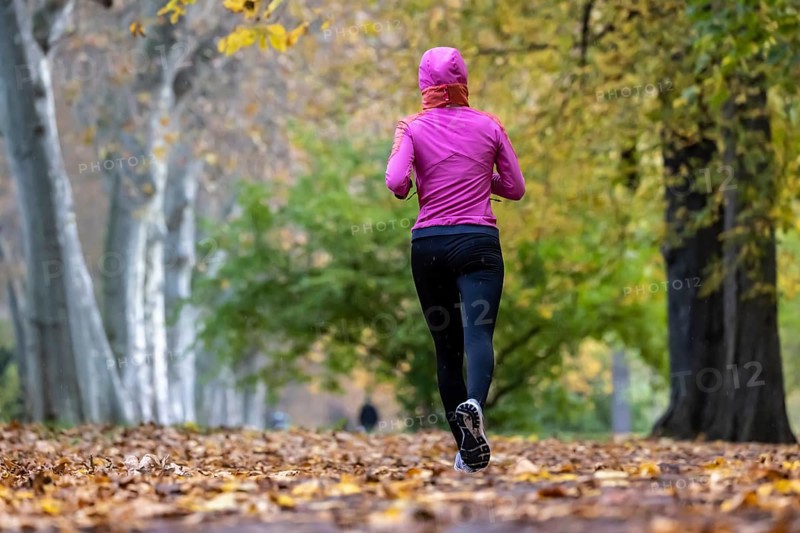 Outdoor activity in autumn weather