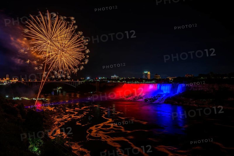 Canadian side view of Niagara Falls