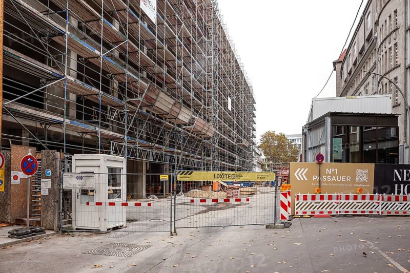 Signa construction project at Passauer Strasse 1