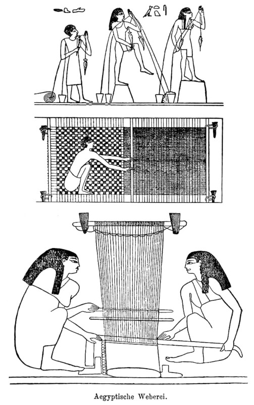 Egyptian weaving