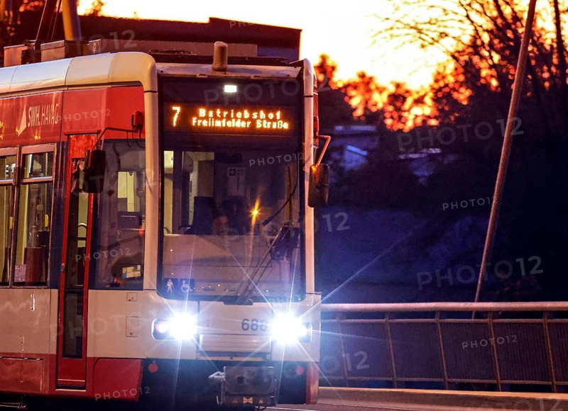 Tram of line 7 of Stadtwerke Halle