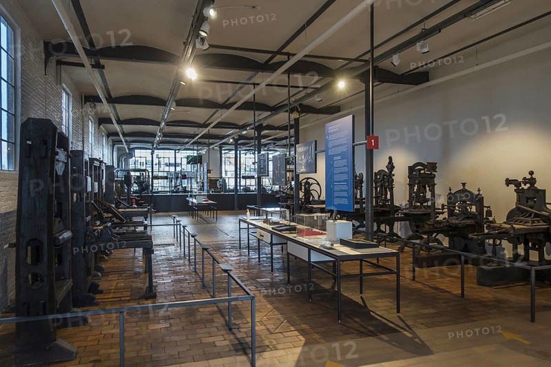 Old printing presses at the Industriemuseum