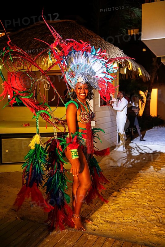 Dancer at Sandals Dunn's River Hotel