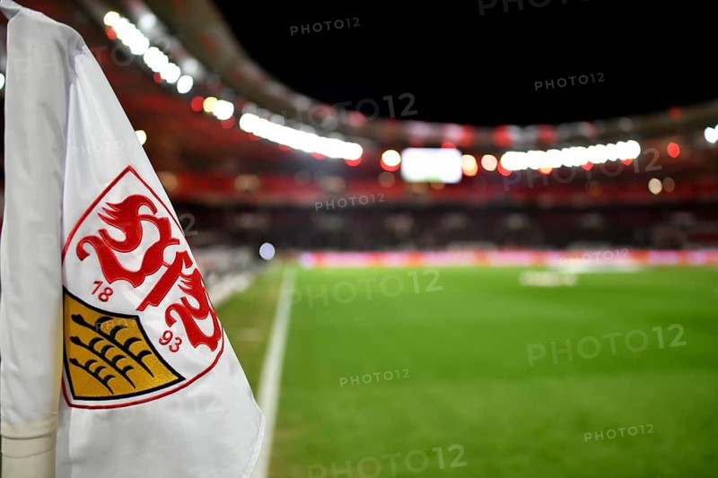 Corner flag VfB logo