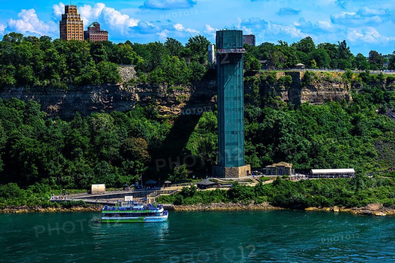 Canadian side view of Niagara Falls