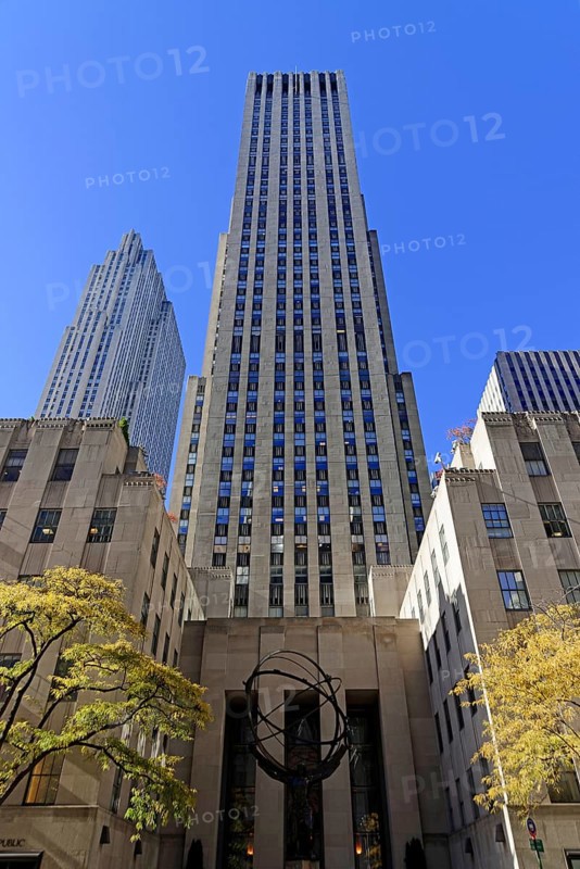 Rockefeller Center overlooking Central Park
