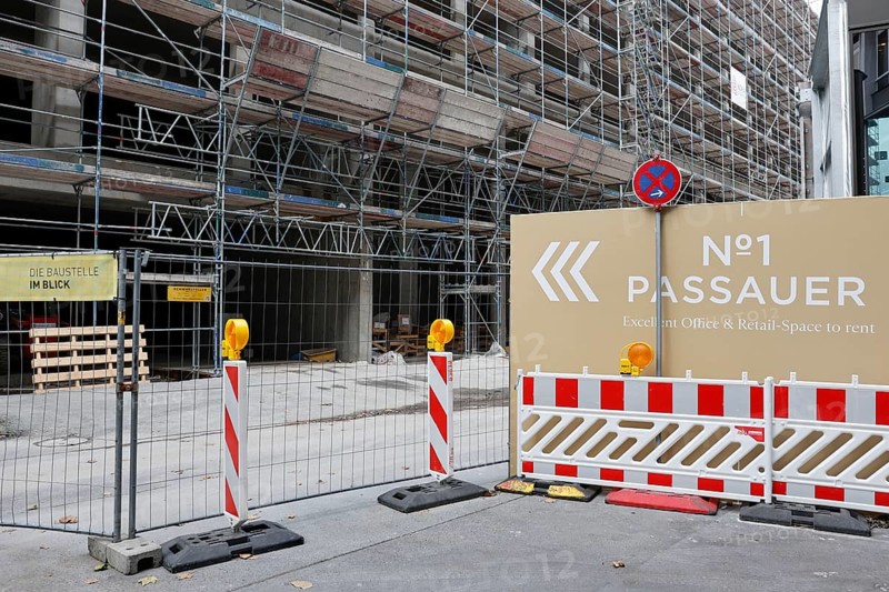 Signa construction project at Passauer Strasse 1