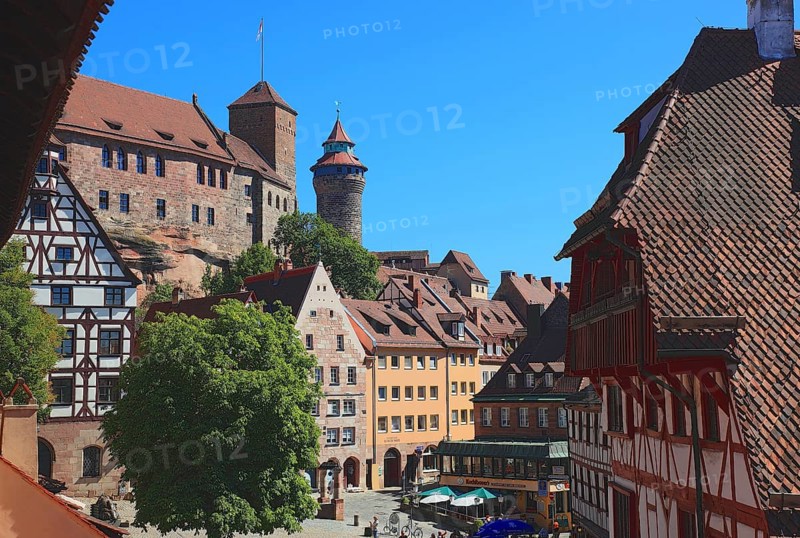 In the historic centre of Nuremberg
