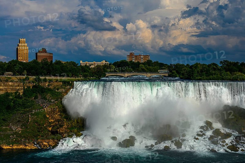 Canadian side view of Niagara Falls