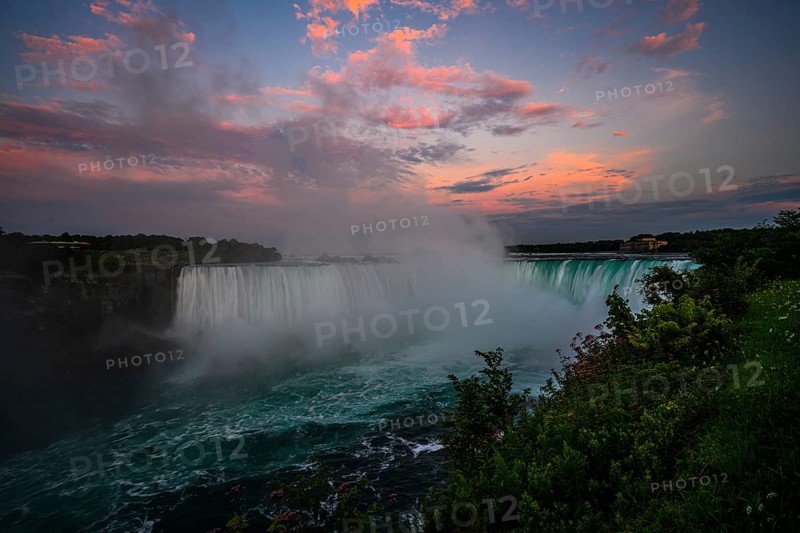 Canadian side view of Niagara Falls