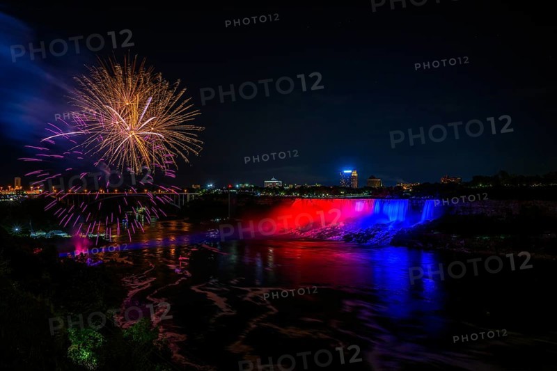 Canadian side view of Niagara Falls