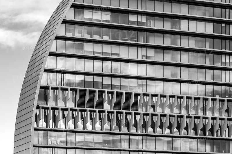 The BBVA headquarters in Madrid in Spain