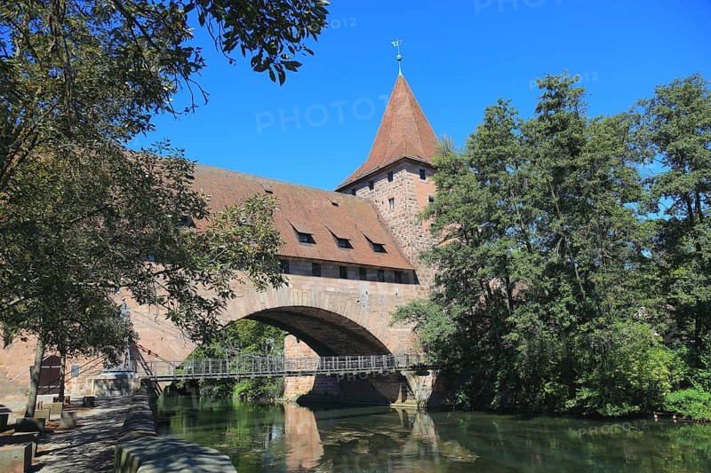 In the historic centre of Nuremberg