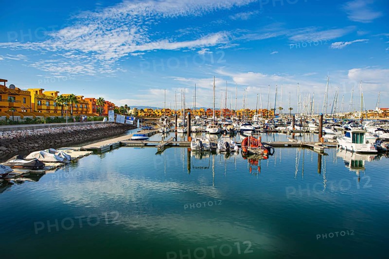Portimao marina in the Algarve in the south of Portugal