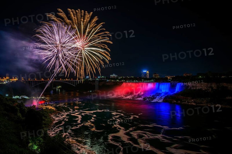 Canadian side view of Niagara Falls