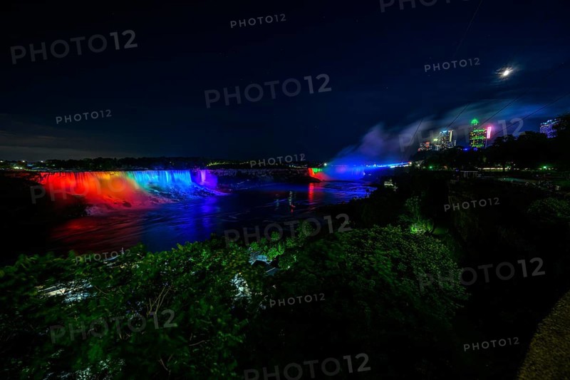 Canadian side view of Niagara Falls