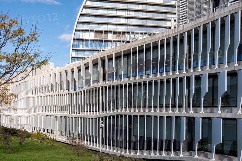 The BBVA headquarters in Madrid in Spain