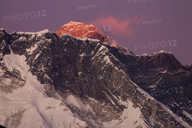 The upper part of Mount Everest