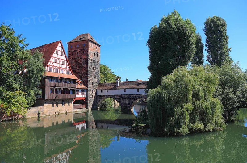 In the historic centre of Nuremberg