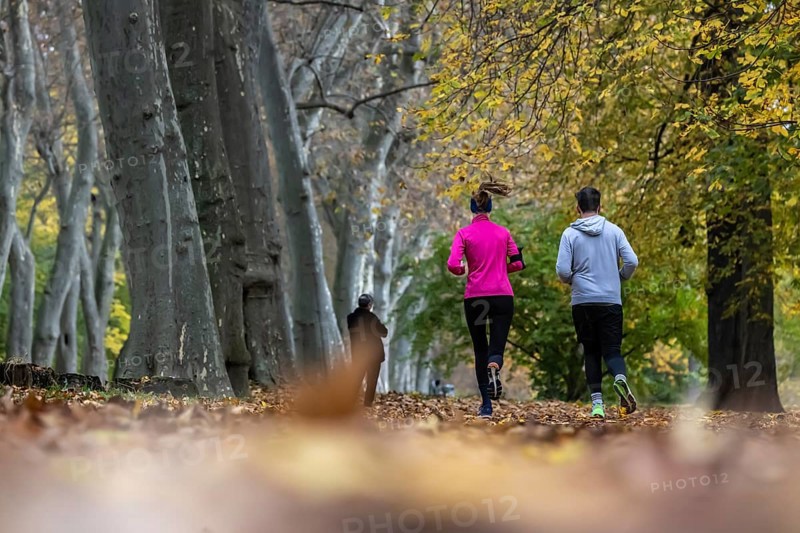Outdoor activity in autumn weather
