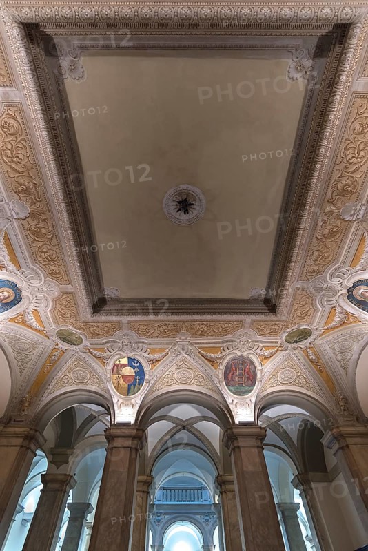 Stucco ceiling in Palazzo Pallavicini-Cambiasom
