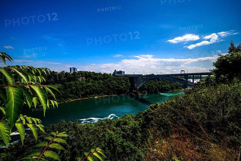 Canadian side view of Niagara Falls