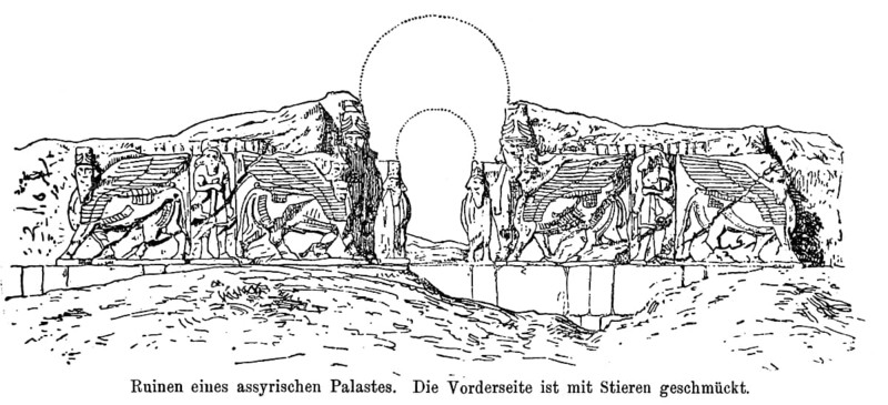 Ruin of an Assyrian palace