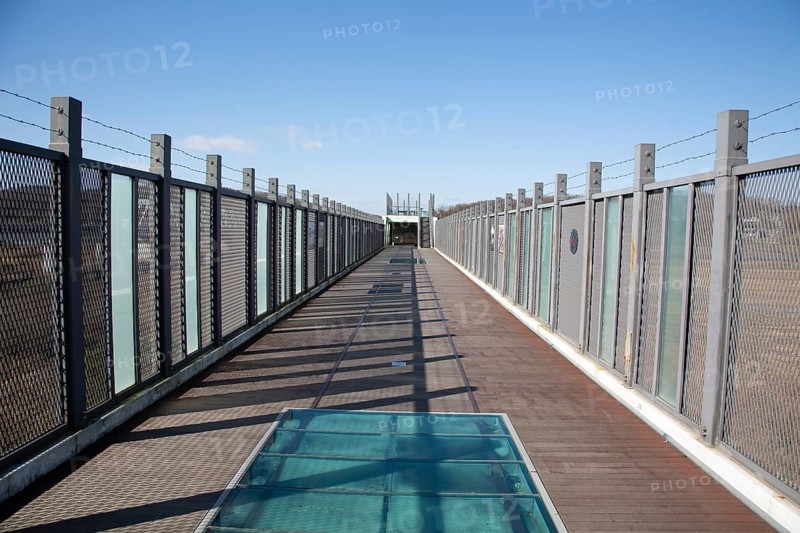 Dorsan Peace Park. The destroyed railway bridge over the Imjin River between North and South Korea