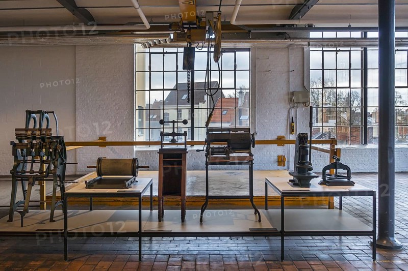 Old printing presses at the Industriemuseum