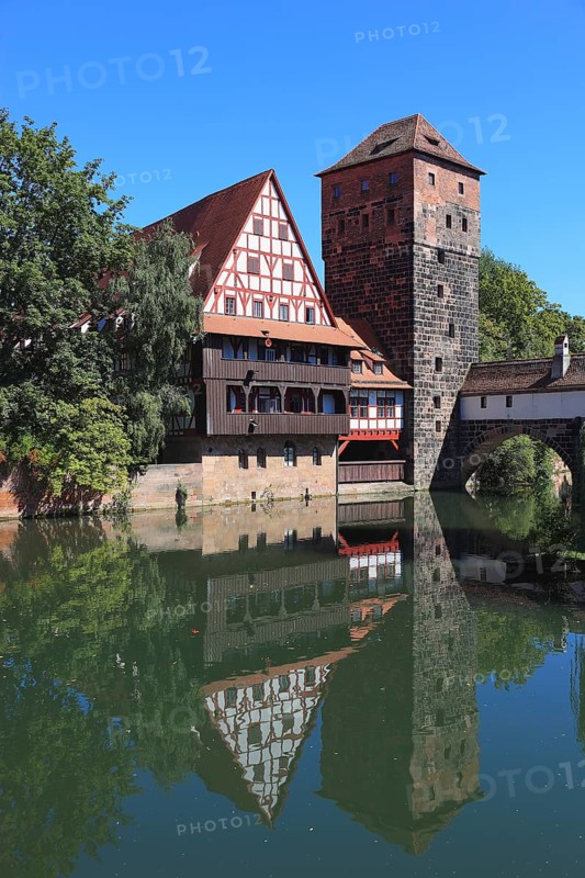 In the historic centre of Nuremberg