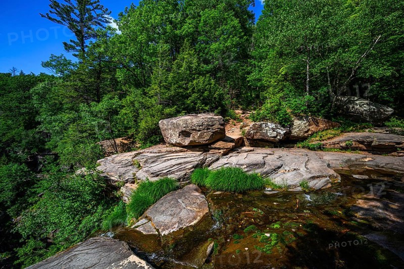 Kaaterskill Falls waterfal in Catskills Mountains