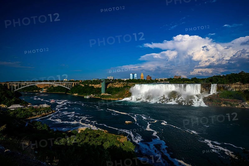 Canadian side view of Niagara Falls