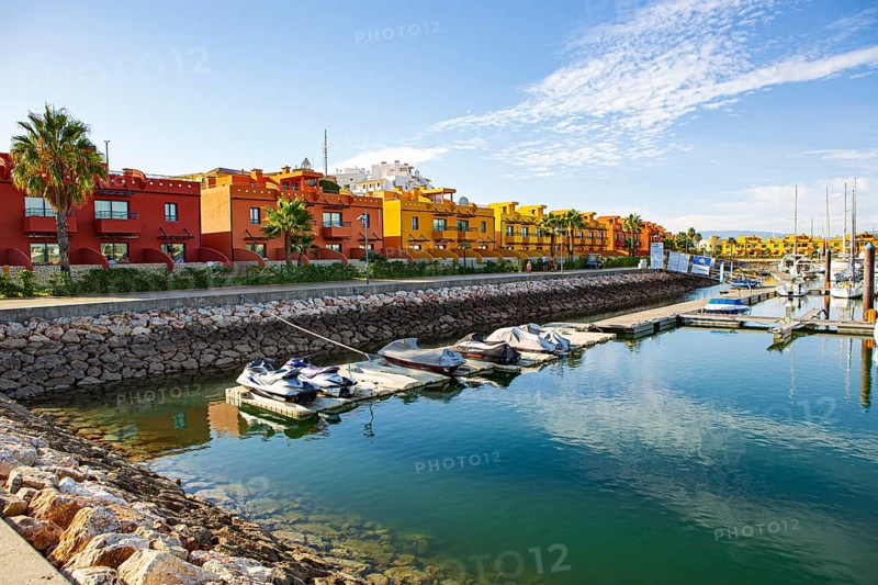 Portimao marina in the Algarve in the south of Portugal