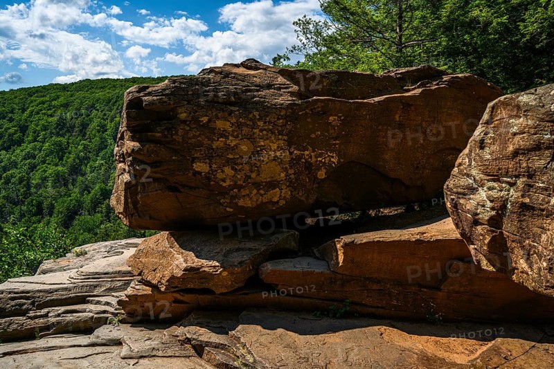 Kaaterskill Falls waterfal in Catskills Mountains