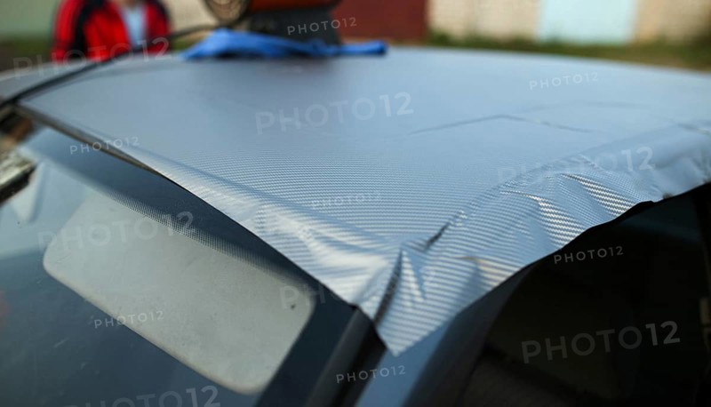 Covering the car body with carbon film