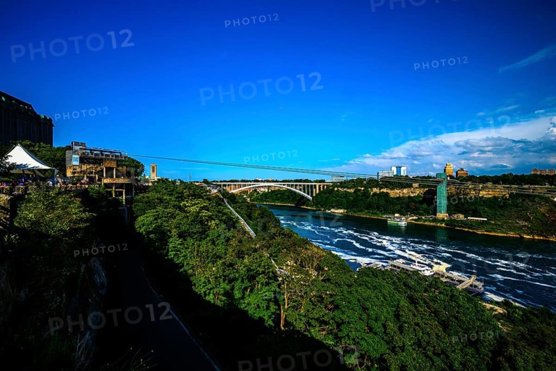 Canadian side view of Niagara Falls
