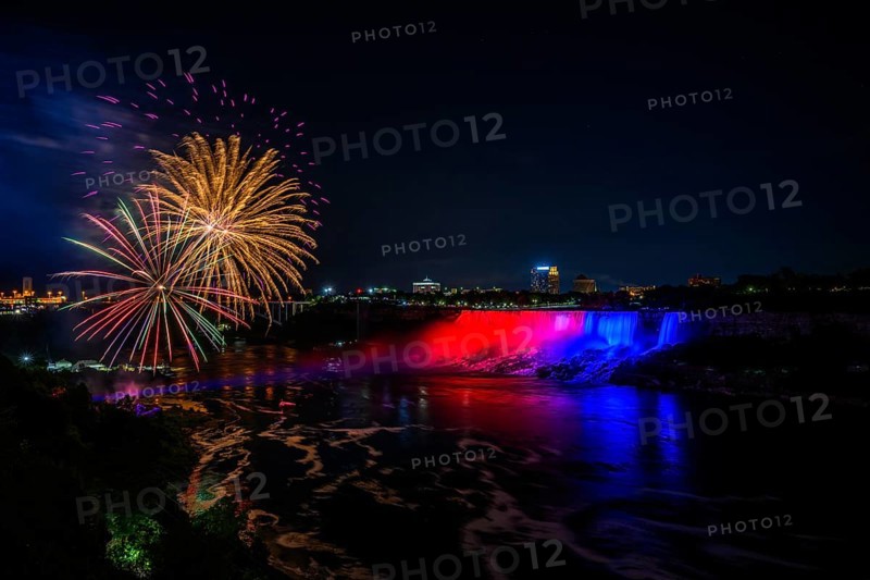 Canadian side view of Niagara Falls
