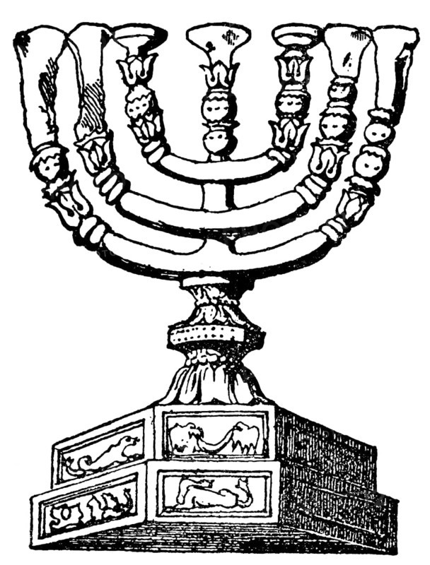 Seven-armed candlestick