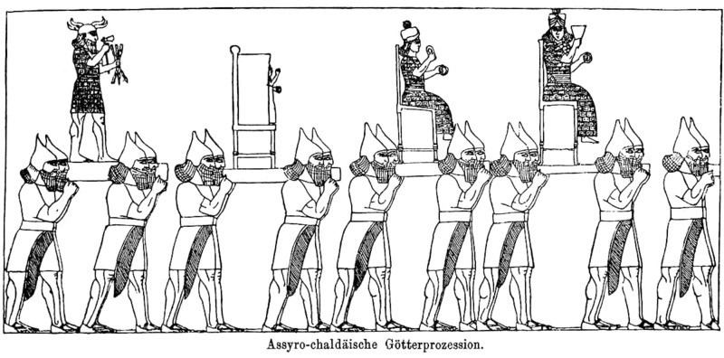 Assyrian-Chaldean procession of gods