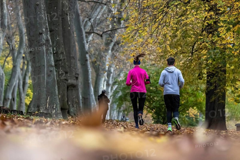Outdoor activity in autumn weather
