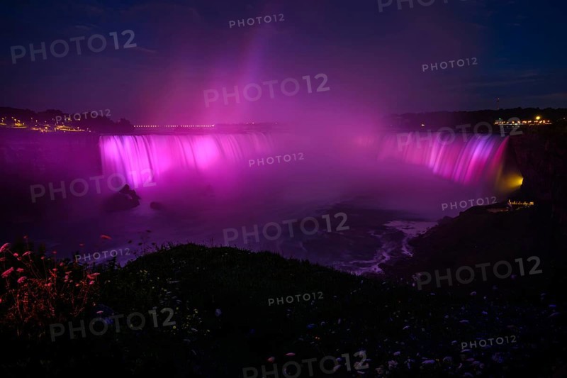 Canadian side view of Niagara Falls