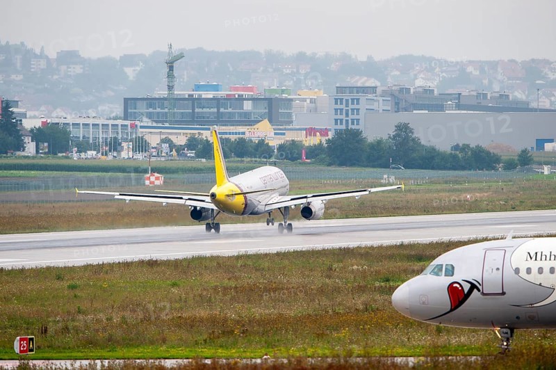 Landing passenger aircraft