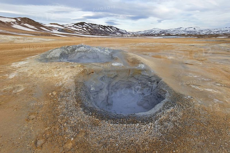Boiling mudpools