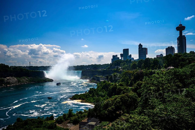 Canadian side view of Niagara Falls